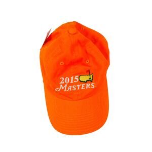 2015 Masters Augusta National Orange American Needle Adjustable Golf Hat NWT